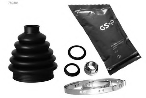 GSP 780381 Mounting Set, driveshaft bellow